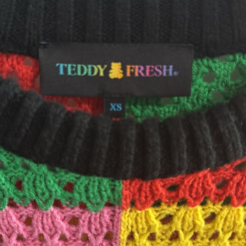 Colorful Patchwork Sweater - Picture 2 of 5